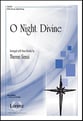 O Night Divine SATB choral sheet music cover